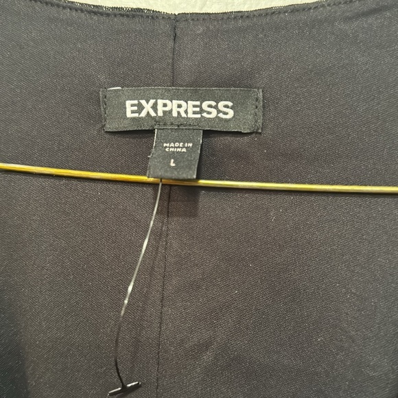 Express Sequin Long Sleeve V-Neck Shift Dress Size Large Sold Out - Picture 5 of 5